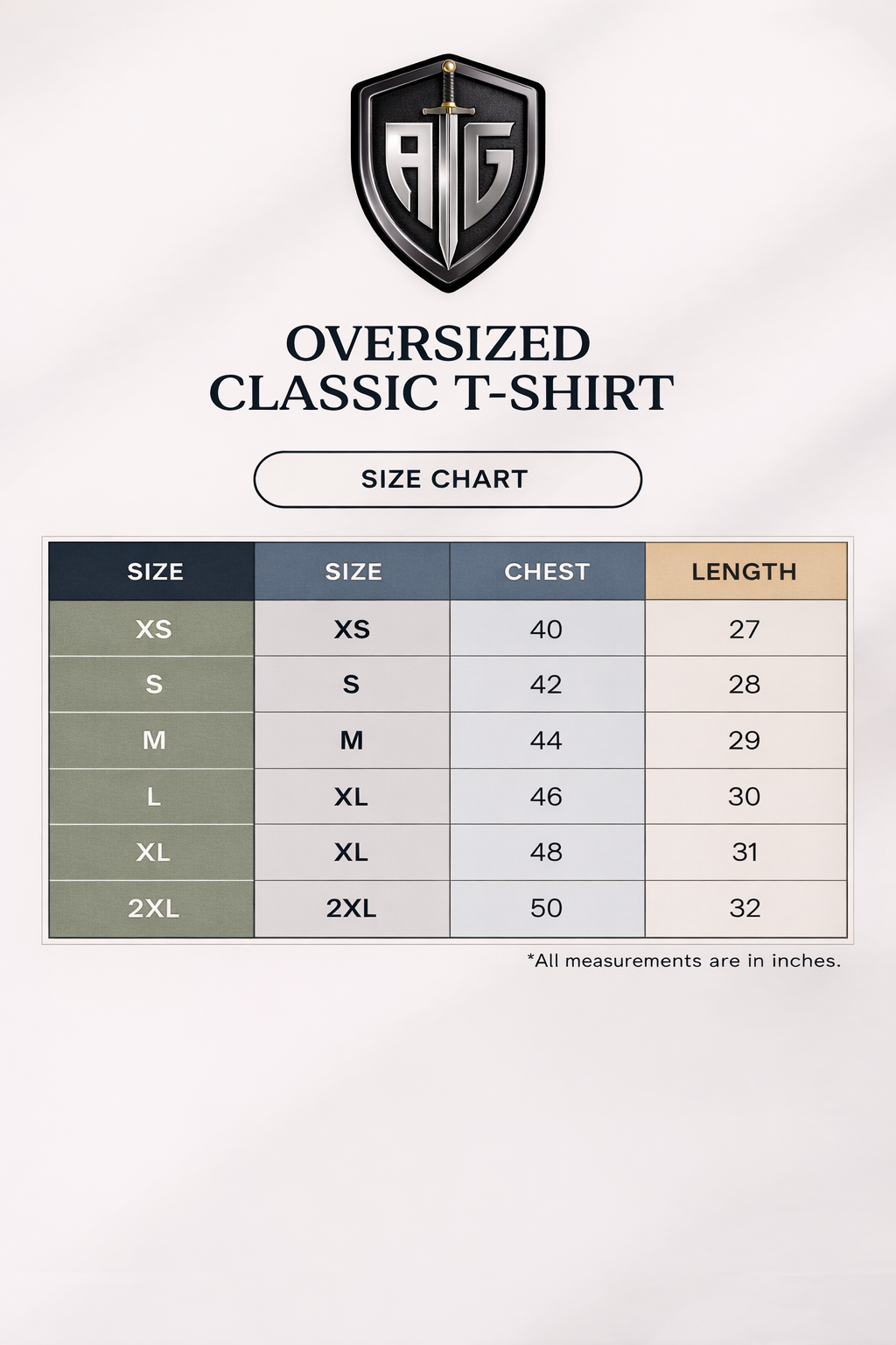 Armor of God | Oversized Classic T-Shirt | 240 GSM